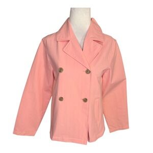 Crewcuts by‎ J. Crew Girls' Short Trench Coat Coral Mist XL 12 14